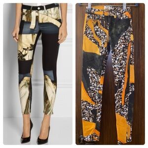 ACNE Studios Skin 5 Pocket printed mid-rise skinny jeans (16)